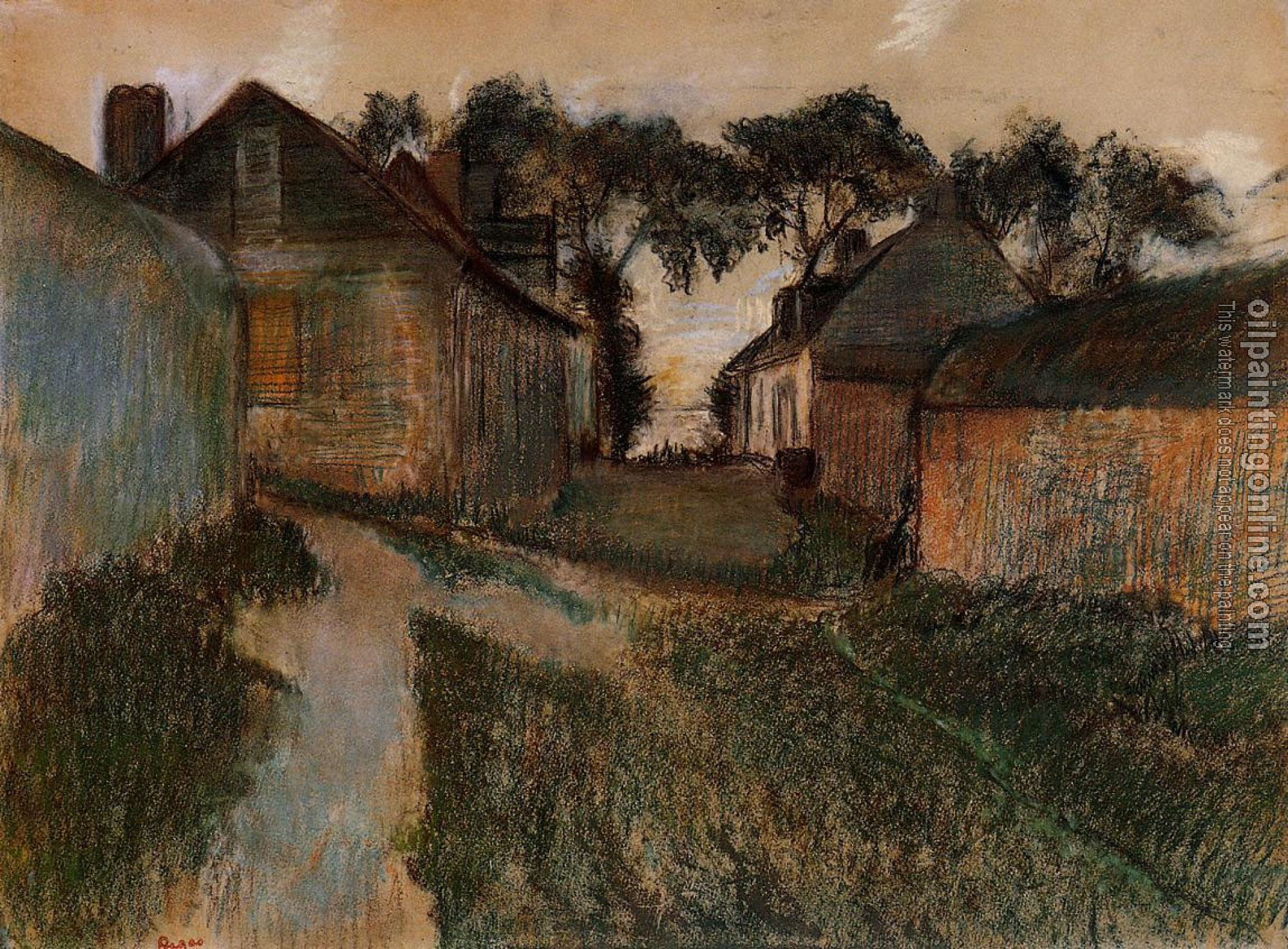 Degas, Edgar - Rue Quesnoy, Saint Valery sur Somme